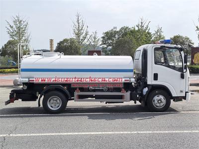 Isuzu KV100 stainless steel anti corrosive potable water tank truck