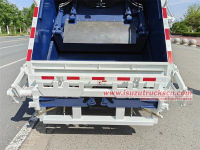 Isuzu KV100 6cbm rear lifting compactor truck