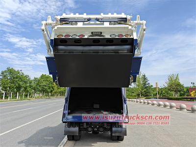 Isuzu KV100 6cbm rear lifting compactor truck