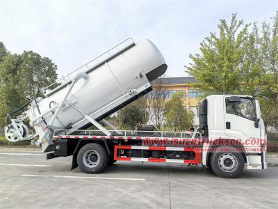 Albania Isuzu 10000L vacuum jetter truck