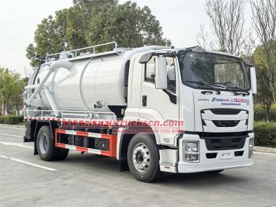 Albania Isuzu 10000L vacuum jetter truck