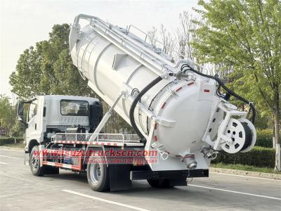 Albania Isuzu 10000L vacuum jetter truck