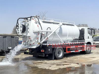 Albania Isuzu 10000L vacuum jetter truck