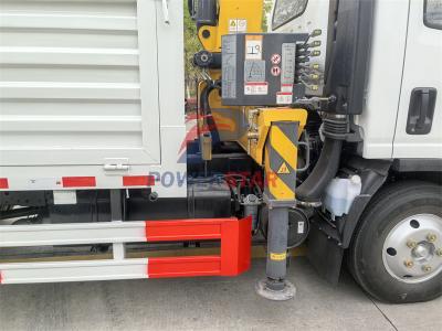 Isuzu 3tons telescopic crane truck