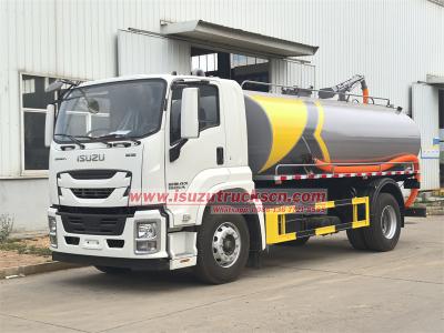 Isuzu new FTR 10000 liters fecal suction truck