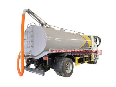Isuzu new FTR 10000 liters fecal suction truck