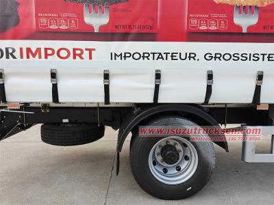 ISUZU FVR tarpaulin cargo van truck