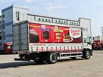ISUZU FVR tarpaulin cargo van truck