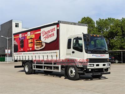 ISUZU FVR tarpaulin cargo van truck