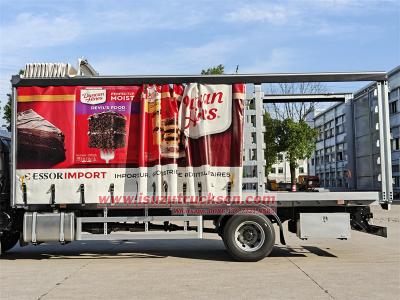ISUZU FVR tarpaulin cargo van truck