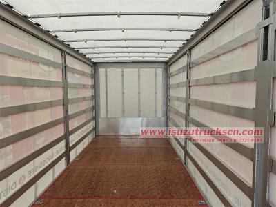 ISUZU FVR tarpaulin cargo van truck
