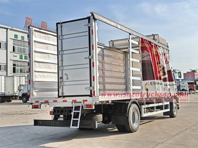 ISUZU FVR tarpaulin cargo van truck