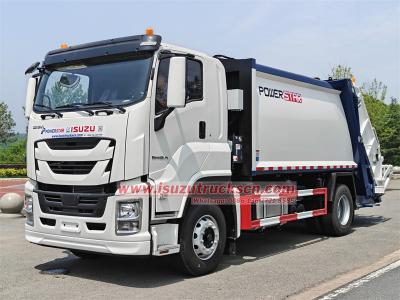 Isuzu FVR 14CBM rear lifting garbage truck