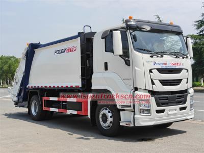 Isuzu FVR 14CBM rear lifting garbage truck