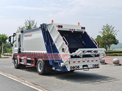 Isuzu FVR 14CBM rear lifting garbage truck