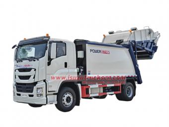 Isuzu FVR 14CBM rear lifting garbage truck