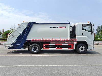 Isuzu FVR 14CBM rear lifting garbage truck