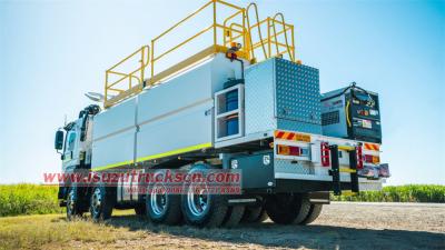 Isuzu FVZ 8X4 12cbm fuel lubrication service truck