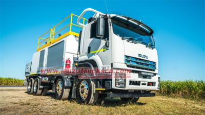 Isuzu FVZ 8X4 12cbm fuel lubrication service truck