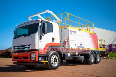 Isuzu GIGA 6X4 15cbm fuel and lubrication service vehicle