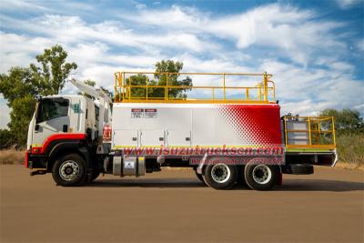 Isuzu GIGA 6X4 15cbm fuel and lubrication service vehicle