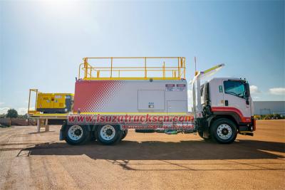 Isuzu GIGA 6X4 15cbm fuel and lubrication service vehicle