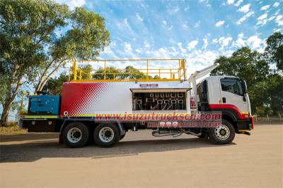 Isuzu GIGA 6X4 15cbm fuel and lubrication service vehicle