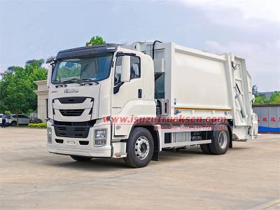Isuzu FVZ 16CBM rear lifting compactor truck