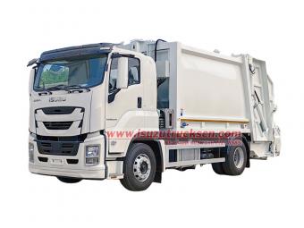 Isuzu FVZ 16CBM rear lifting compactor truck