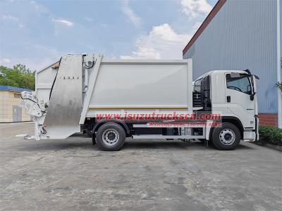 Isuzu FVZ 16CBM rear lifting compactor truck