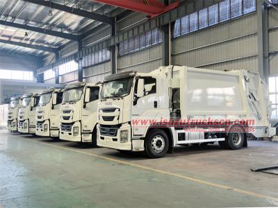 Isuzu FVZ 16CBM rear lifting compactor truck