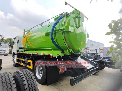 Isuzu FTR 12CBM vacuum suction truck