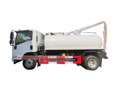 Isuzu KV100 5000 liters fecal suction truck