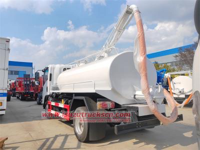 Isuzu KV100 5000 liters fecal suction truck