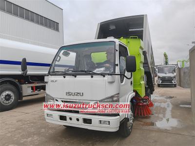 Isuzu 100P 5cbm road sweeper truck