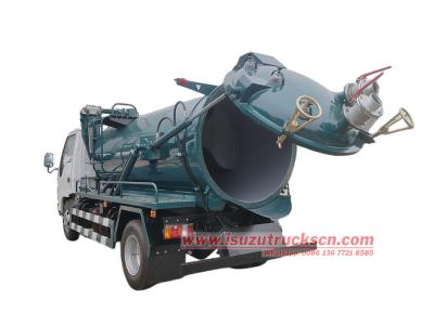 Isuzu100P 3000L vacuum pumper tanker truck