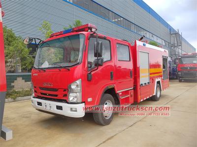 Isuzu 700P double row 4000L foam fire truck