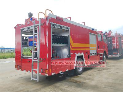 Isuzu 700P double row 4000L foam fire truck