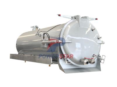 12000 liters sewage suction truck upper body