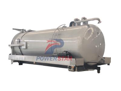 12000 liters sewage suction truck upper body