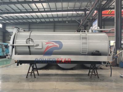 12000 liters sewage suction truck upper body