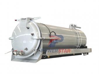 12000 liters sewage suction truck upper body