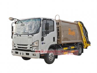 Isuzu KV100 6CBM garbage compactor truck