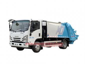 Nigeria Isuzu 6 cbm hydraulic compaction truck