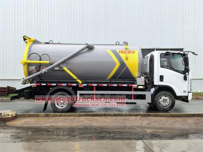 Isuzu 700P 8CBM vacuum suction truck