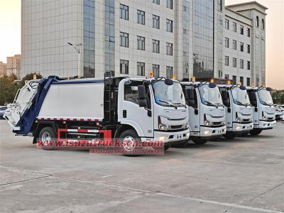 Isuzu EVM600 6cbm electric rear loader truck