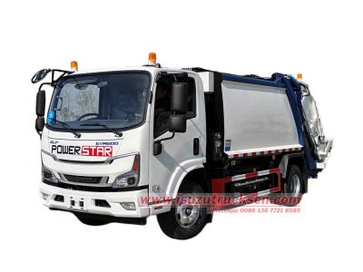Isuzu EVM600 6cbm electric rear loader truck