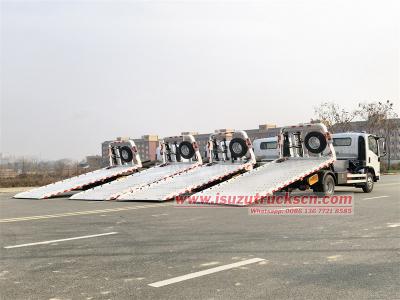 Isuzu 5T flatbed recovery towing truck