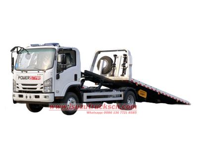 Isuzu 5T flatbed recovery towing truck