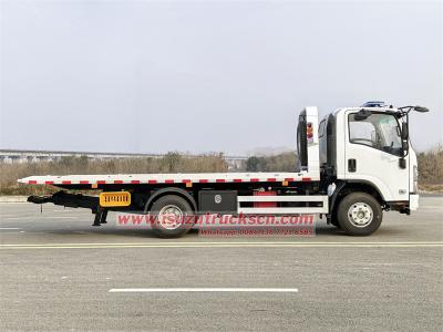 Isuzu 5T flatbed recovery towing truck